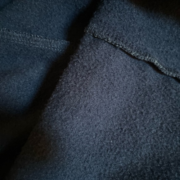 L.L. Bean Fleece Lined Denim Slip On Pants Size Medium Stretch Waist Petite MP - Picture 7 of 12